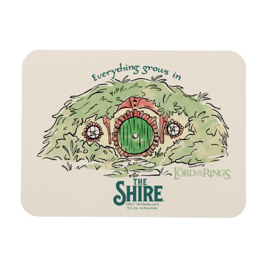 THE SHIRE™ではすべてが育つ マグネット (横)