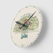 THE SHIRE™ではすべてが育つ ラウンド壁時計 (傾斜)