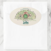 THE SHIRE™ではすべてが育つ 楕円形シール (バッグ)