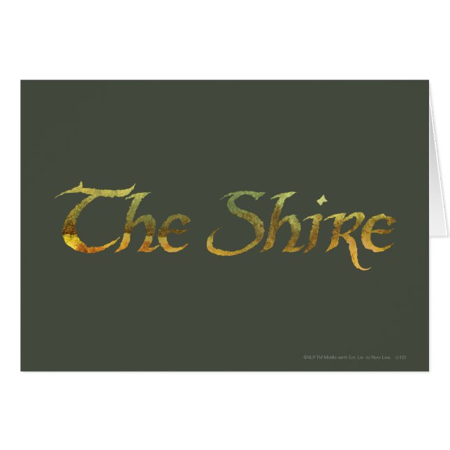 THE SHIRE™名テクスチャ (正面横)