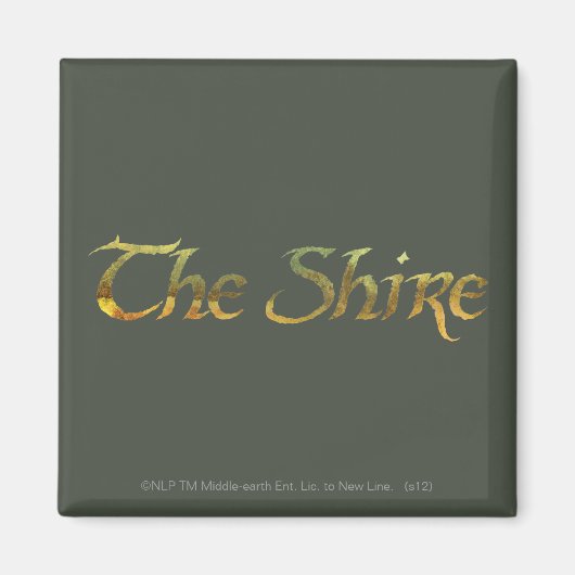THE SHIRE™名テクスチャ マグネット (正面)