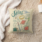 THE SHIRE™ 水彩コラージュ グラフィック クッション (ブランケット)