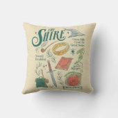 THE SHIRE™ 水彩コラージュ グラフィック クッション (裏面)