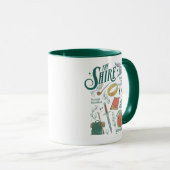 THE SHIRE™ 水彩コラージュ グラフィック マグカップ (正面右)