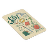 THE SHIRE™ 水彩コラージュ グラフィック マグネット (右側)