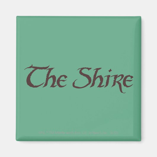 THE SHIRE™ Name Solid マグネット (正面)