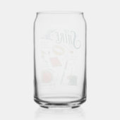 THE SHIRE™ Watercolor Collage Graphic ガラス缶 (裏面)