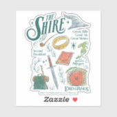 THE SHIRE™ Watercolor Collage Graphic シール (シート)