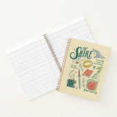 THE SHIRE™ Watercolor Collage Graphic ノートブック (内部)