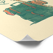 THE SHIRE™ Watercolor Collage Graphic ポスター (角)