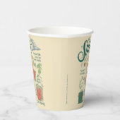 THE SHIRE™ Watercolor Collage Graphic 紙コップ (右)