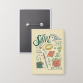 THE SHIRE™ Watercolor Collage Graphic 缶バッジ (正面/裏面)