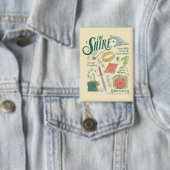 THE SHIRE™ Watercolor Collage Graphic 缶バッジ (インサイチュ)