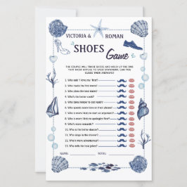 The Shoe Game Bridal Shower Nautical Wedding