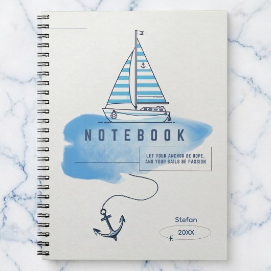 The "Shore-ly" Inspired Nautical Journal ノートブック