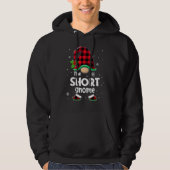 The Short Gnome Buffalo Plaid Christmas Matching F パーカ (正面)