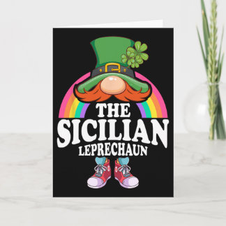 The Sicilian Leprechaun St Patricks Day Costume  カード