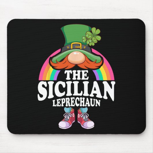 The Sicilian Leprechaun St Patricks Day Costume  マウスパッド (正面)