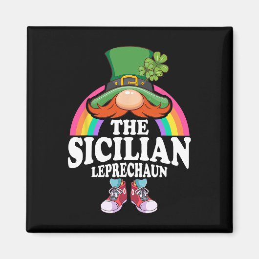 The Sicilian Leprechaun St Patricks Day Costume  マグネット (正面)