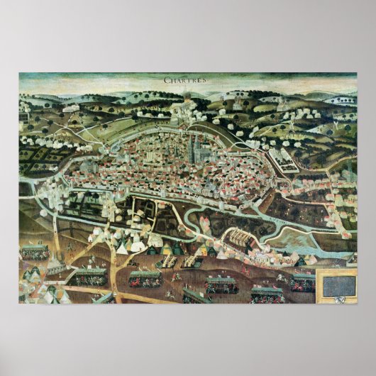 The Siege of Chartres in 1568 ポスター (正面)