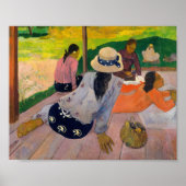 The Siesta | Paul Gauguin ポスター (正面)