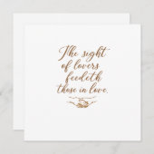 The Sight of Lovers 招待状 (正面/裏面)