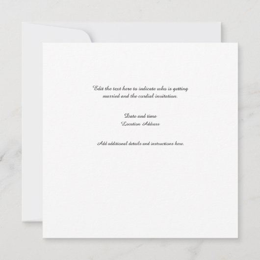 The Sight of Lovers  招待状 (裏面)