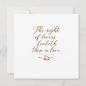 The Sight of Lovers  招待状 (正面)