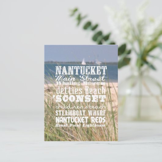 The Sights of Nantucket, Massachusetts – はがき (スタンド正面)