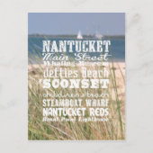 The Sights of Nantucket, Massachusetts – はがき (正面)