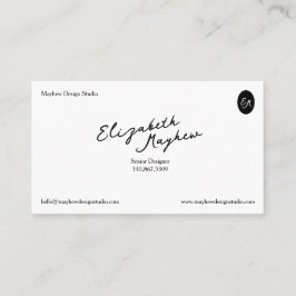 The Signature Script - Minimalist Business Card 名刺