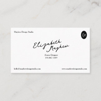 The Signature Script - Minimalist Business Card 名刺