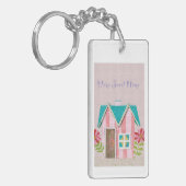 The Signature Whimsy (Pink & Teal) キーホルダー (正面左)