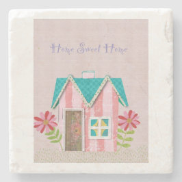 The Signature Whimsy (Pink & Teal) ストーンコースター