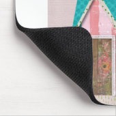 The Signature Whimsy (Pink & Teal) マウスパッド (コーナー)