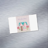 The Signature Whimsy (Pink & Teal) マグネット名刺 (インサイチュ)