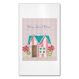 The Signature Whimsy (Pink & Teal) マグネット名刺