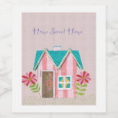 The Signature Whimsy (Pink & Teal) ワインラベル (シングルラベル)