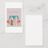 The Signature Whimsy (Pink & Teal) 名刺 (正面/裏面)