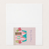 The Signature Whimsy (Pink & Teal) 名刺 (外部フラット)