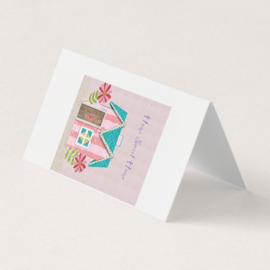 The Signature Whimsy (Pink & Teal) 名刺 (正面)