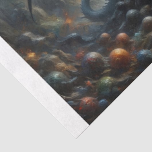 The Silent Guardian Dragon Decoupage 薄葉紙 (詳細)