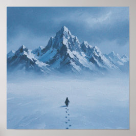 The Silent Penguin March To Great Mountains ポスター