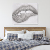 The Silent Tension キャンバスプリント (インサイチュ (寝室))