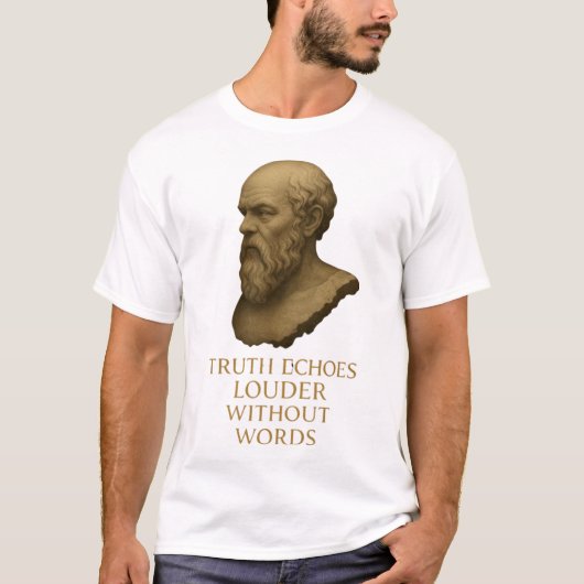 THE SILENT TRUTH – 大理石のこだま Tシャツ (正面)