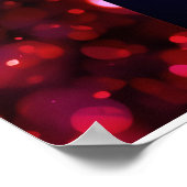 The Silhouette of Young Love on a Wall Poster ポスター (角)