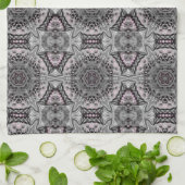 The Silver Fractal Garden キッチンタオル (折り畳み)