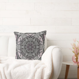 The Silver Fractal Garden クッション