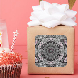 The Silver Fractal Garden スクエアシール