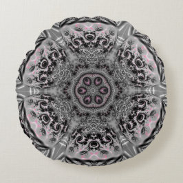 The Silver Fractal Garden ラウンドクッション